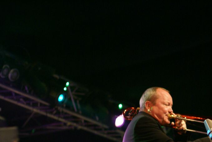 Nils Landgren (trb), Antti Rissanen (cond.) and Umo Jazz Orchestra, Imatra big band festival, 2008